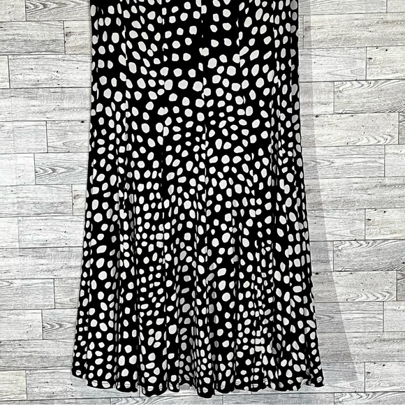 DN Design Fit & Flare Slip Dress / Black & White / Size 10 - Picture 3 of 10